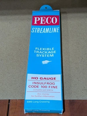 Peco Streamline - #SL-94 - HO/OO - Nickel Silver - Long Crossing - NOS - Image 1 of 4