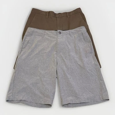 Volcom Men’s Size 34 Hybrid Shorts Bundle Lot of 2 – Surf & Turf 4-Way Stretch - Image 1 of 4