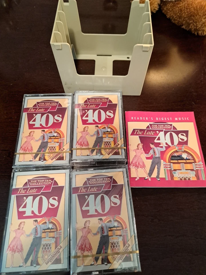 READERS DIGEST Cassette Tapes Top Ten Collection The Late 40s w/ Booklet - Image 1 of 3