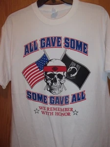 T-shirt Harley Davidson Florida Pow Mia Some give All bianca - Foto 1 di 2