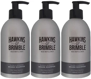 Hawkins & Brimble Bartshampoo  Flasche mit Pumpe 3x 300ml - Bild 1 von 1