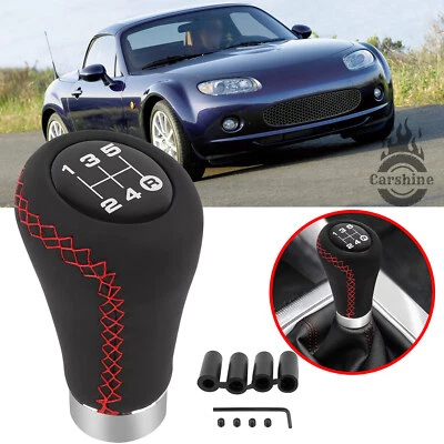 5 Speed Manual Gear Stick Shift Knob Shifter Lever Head For Mazda Rx-8 Rx-7 Mx-5 Foto 1 de 4