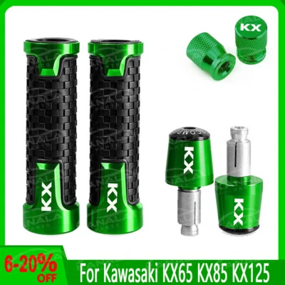 Для Kawasaki KX65 KX85 KX125 руль ручки руль конец крышка шины клапан новый - Изображение 1 из 4