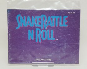 Nintendo NES - Snake Rattle N Roll Spielanleitung ( akzeptabel )