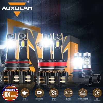 Lâmpadas de neblina CANBUS LED farol alto baixo branco para Toyota Sequoia 2008-2017 - Imagem 1 de 4