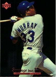 1996 #415 Eddie Murray Upper Deck Strange But True Texas Rangers