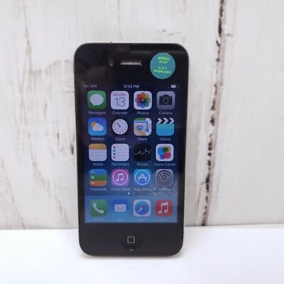 Apple MC603C - iPhone 4 16GB Black, Canada Model - Working read description - Image 1 of 4