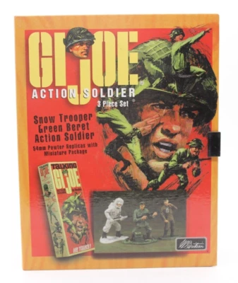 G.I. JOE Mini Figuras de Peltre Juego de 3 Piezas Snow Trooper Boina Verde Acción GI Joe Foto 1 de 4