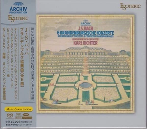 ESOTERIC SACD ESSA-90221/2 2-Disc Set Bach 6 Brandenburg Concertos Richter New - Imagen 1 de 5