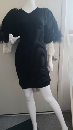 Body Chanel Nero 09 collezione primavera nero Made in Italy taglia US L 12