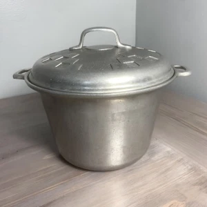 VINTAGE ALUMINUM 4QT DUTCH OVEN ROASTER With Lid BALCO 1142 - Picture 1 of 8