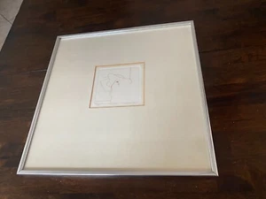 Mamie Joe Rayburn "Ouida" Signed Numbered (11/50) Framed Etching 1970's WOW! - Picture 1 of 7
