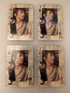 The Lord Of The Rings TROTK 2003 JACKS SET ONLY Replacement Playing Cards - Picture 1 of 2