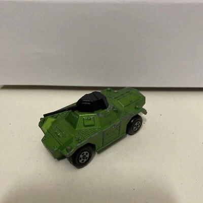 No.73 Matchbox Rolamatics Metallic Green Weasel Armoured Car 1973 Scale 1:52. - Image 1 of 4