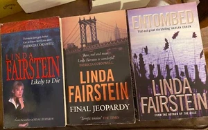 3 PBS BY LINDA FAIRSTEIN LIKELY TO DIE, FINAL JEOPARDY, ENTOMBED, CRIME, MURDER - Picture 1 of 5