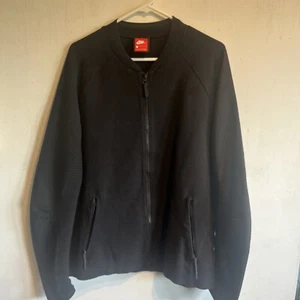 Nike Sportswear Tech Pack Knit Jacket Full Zip Black 832178-010 Mens Sz Large - Picture 1 of 11