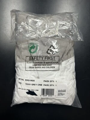 Restoration Hardware Derecha Bebé Niño Lino Lavado Algodón Reunido Cuna Falda Gris Foto 1 de 4