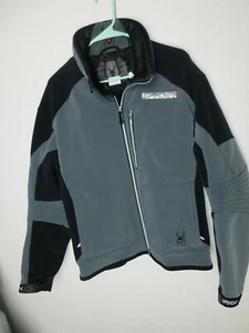 Chaqueta de esquí Spyder resistente carcasa blanda gris/negro XTL carreras motocicleta talla M - Imagen 1 de 12