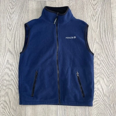 Rockē Outdoor Gear Men's Blue Fleece Vest Outdoor Zip Up Size M - Изображение 1 из 4
