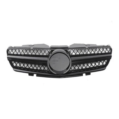 👍03-05 For Mercedes SL Class R230 Convertible Black Front Grille Modification - Image 1 of 4