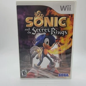 Sonic and the Secret Rings (Nintendo Wii, 2007) Complete w/ Manual CIB - Picture 1 of 3