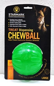 STARMARK Large Treat Dispensing Chewball Dog Toy NEW IN PACKAGE - Picture 1 of 2