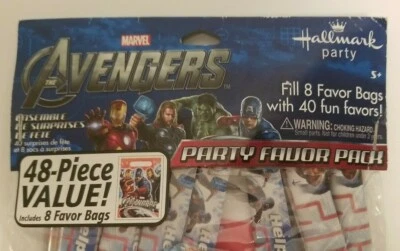Hallmark Marvel Los Vengadores Fiesta Favor Pack Cumpleaños Bolsa de 48 Piezas Foto 1 de 4