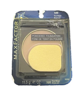 Max Factor International Powdered Foundation, 105 True Beige, *READ DETAILS - Image 1 of 4