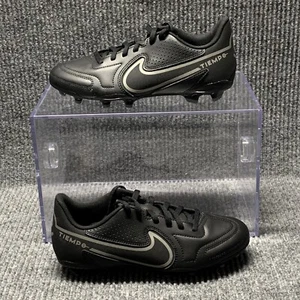 Nike JR Legend 9 Club FG/MG - Black/Iron Grey Soccer Cleats DA1331-004 - Size 6Y - Picture 1 of 18