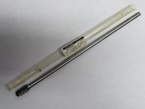 M.A. FORD 3/8" x 8-3/4" Cylindrical Radius Shape Single Cut Carbide Bur Burr - Picture 1 of 2
