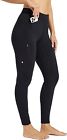Willit Women's Fleece Breeches Winter Horse Riding Pants Tights Equestrian Large