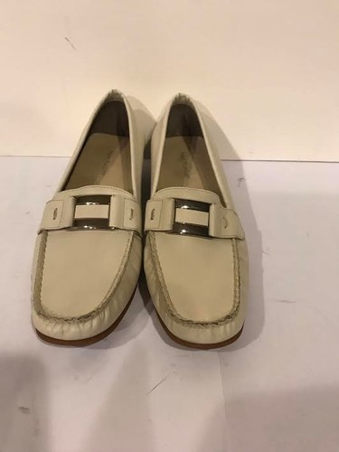 NEW BALANCE MOCASSINI DONNA NUOVI SENZA SCATOLA HUSH PUPPIES BEIGE IN PELLE TAGLIA 8 5 BAL HARBOUR