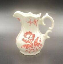 Andrea By Sadek Williamsburg Mini Pitcher Creamer Red Flowers Floral CW806