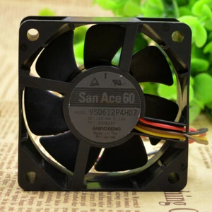 SANYO San Ace 9S0612P4H07 6CM 12V 0.14A 6025 Chassis Cooling Industrial Fan - Picture 1 of 4