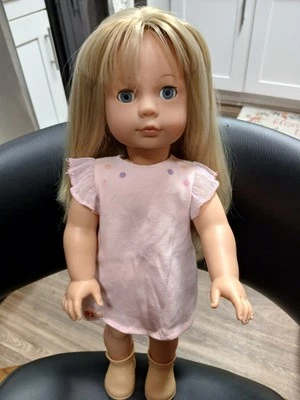 Gotz Pottery Barn Kids 18" Muñeca Emma Vinilo Precious Day Cabello Rubio Ojos Azules Foto 1 de 4