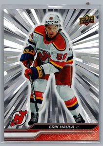 Serie extendida Silver Outburst #581 Erik Haula de cubierta superior 2023-24 - Imagen 1 de 2