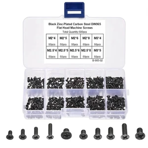PC Schrauben Set 500tlg M2 M2.5 M3 Computerschrauben Laptop Schrauben Reparat... - Bild 1 von 10