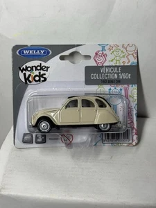 Welly 1/60 🇨🇵 Citroën 2cv , véhicule miniature métal #wonder Kids - Imagen 1 de 5