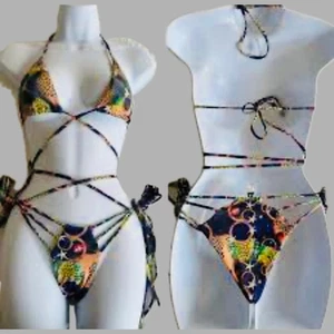 Nuevo conjunto de bikini con vendaje estampado 2021 - Imagen 1 de 2