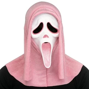 Scream Ghost Face Pink Glitzer Maske offiziell lizenziert Fun World Ghostface Stich - Bild 1 von 3