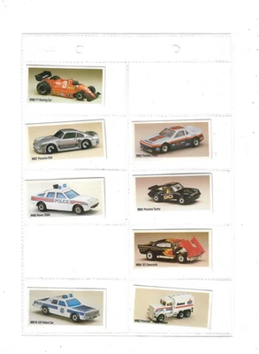 TRADE CARDS, PART SET MATCHBOX CARS ISSUED BY MATCHBOX IN 1985 67/75 CARDS - Image 1 of 4