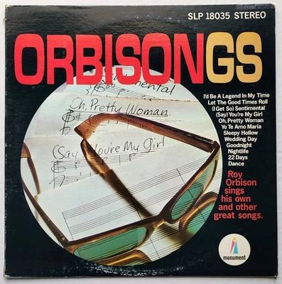 ROY ORBISON - ORBISONGS LP 1965 (MONUMENT) SLP 18035 STEREO - Image 1 of 4