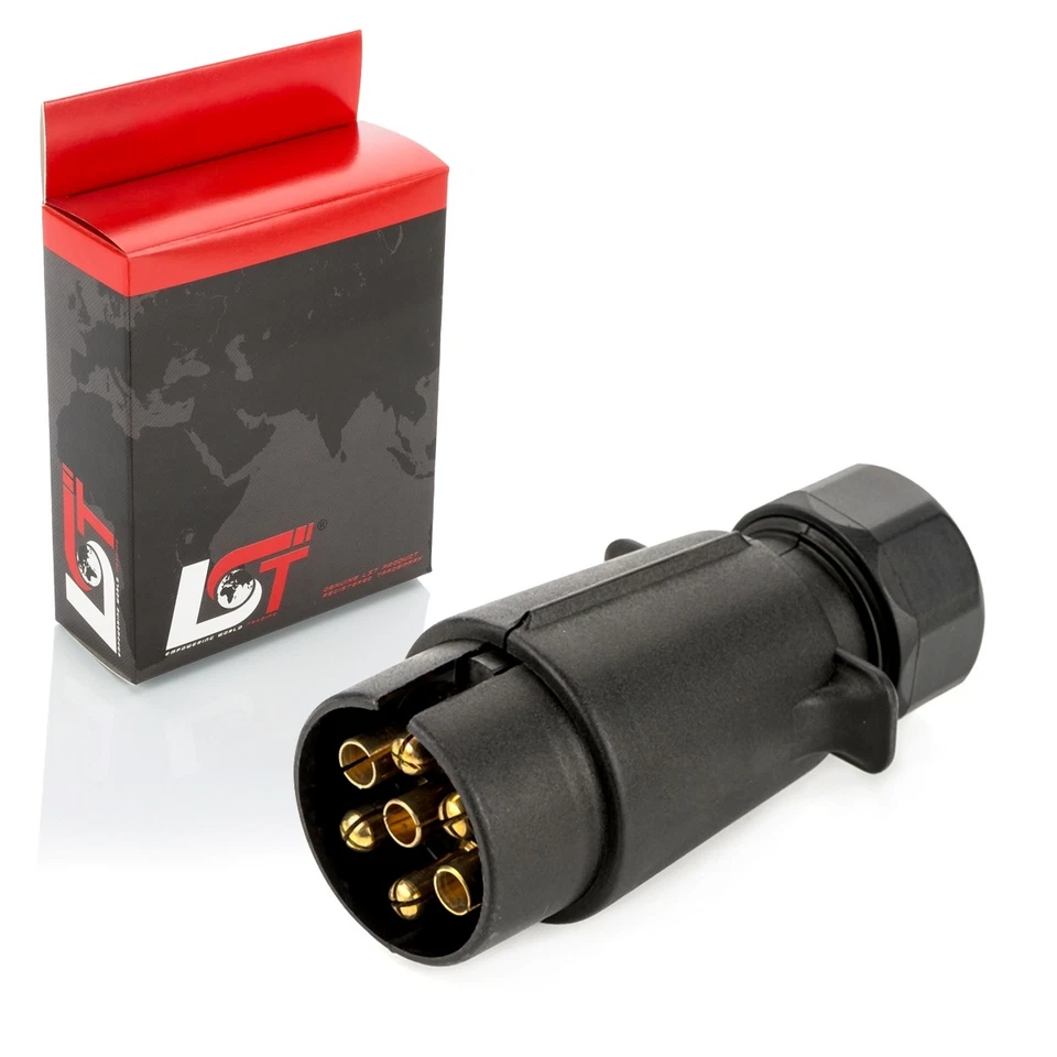 Barra de remolque de acoplamiento de remolque de enchufe conexión de 7 polos 12 voltios para Chevrolet Foto 1 de 4