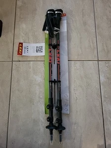 LEKI Journey Lite Antishock Trekking Poles Pair Adjustable HTS 6.0 Blue Hiking - Picture 1 of 7