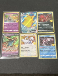 Pokemon Celebrations 6 Card Lot. Surfing Pikachu Vmax And More - Picture 1 of 2
