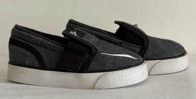 Mocasines Nike Baby Talla 4C Sin cordones con Correa Lateral Gris y Blanco 719741-001 Foto 1 de 4