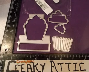 CUPCAKE TOPPINGS 4 METAL TROQUELADO RELIEVE SECO SIN MARCA ED0043507 CREAKYATTIC - Imagen 1 de 1