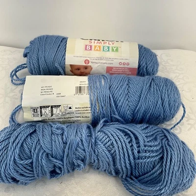 Paquete de hilo acrílico Caron Simply Baby My Prince 100 % acrílico mediano Foto 1 de 3