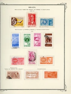 BRAZIL Selections on Scott Specialty Album Page Lot #43 - SEE SCAN - $$$ - Picture 1 of 1