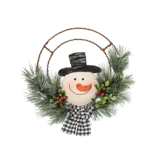Snowman Wreath - Picture 1 of 3
